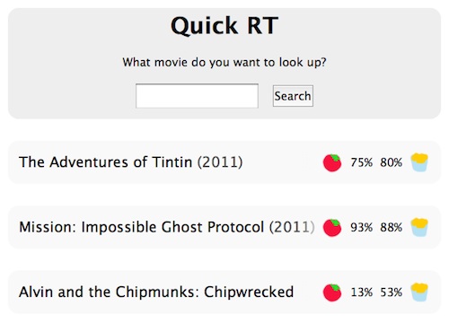 Screenshot of Quick RT
